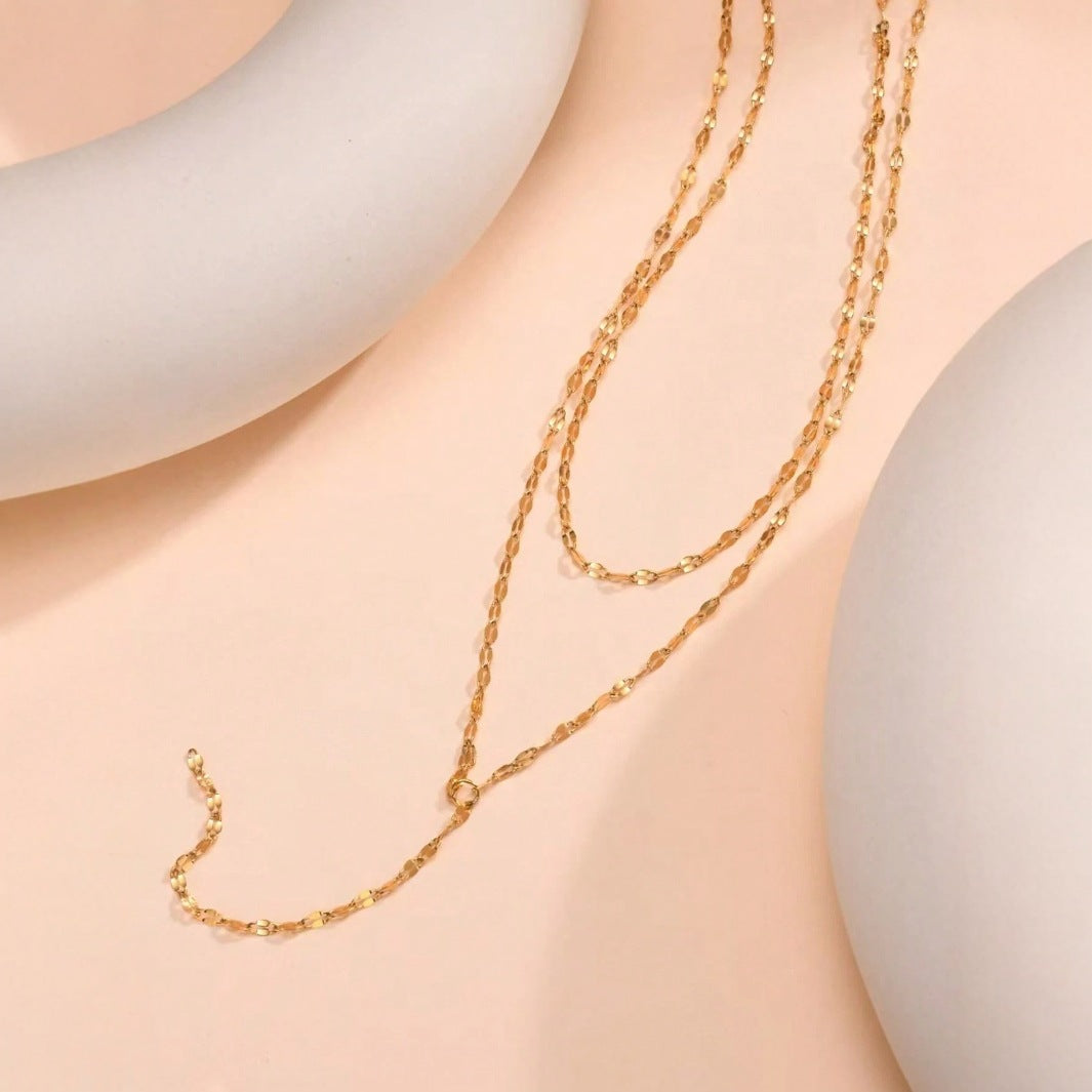 Simple Y-shaped Pendant Necklace