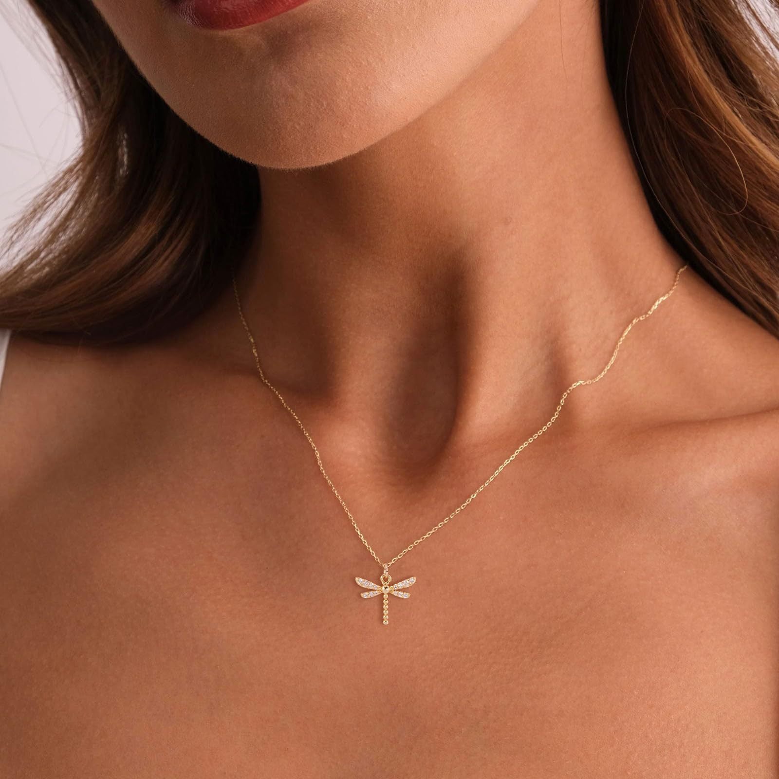 Zircon Crown Pendant Necklace