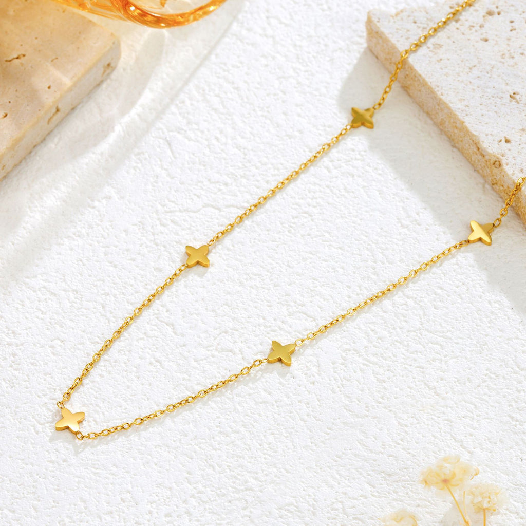 Twin Choker Simple And Compact Necklace